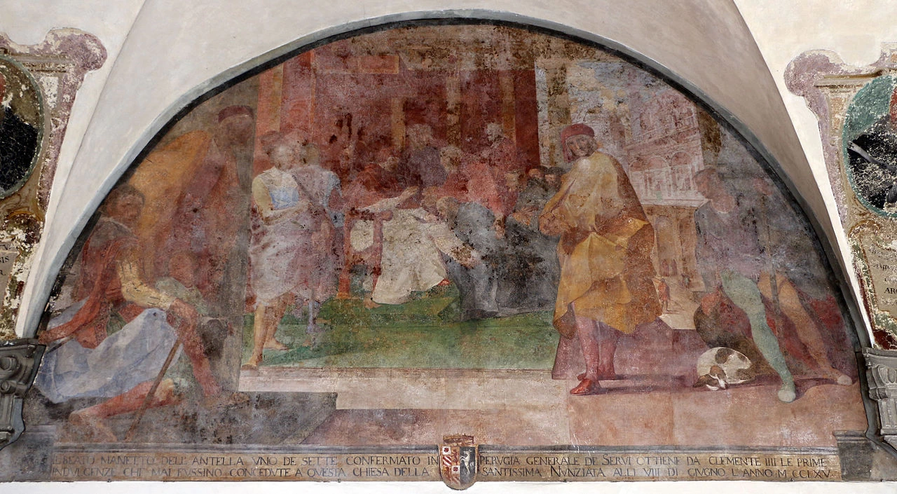 San Manetto dell'Antella e il pontefice Clemente IV - Santissima Annunziata, Firenze